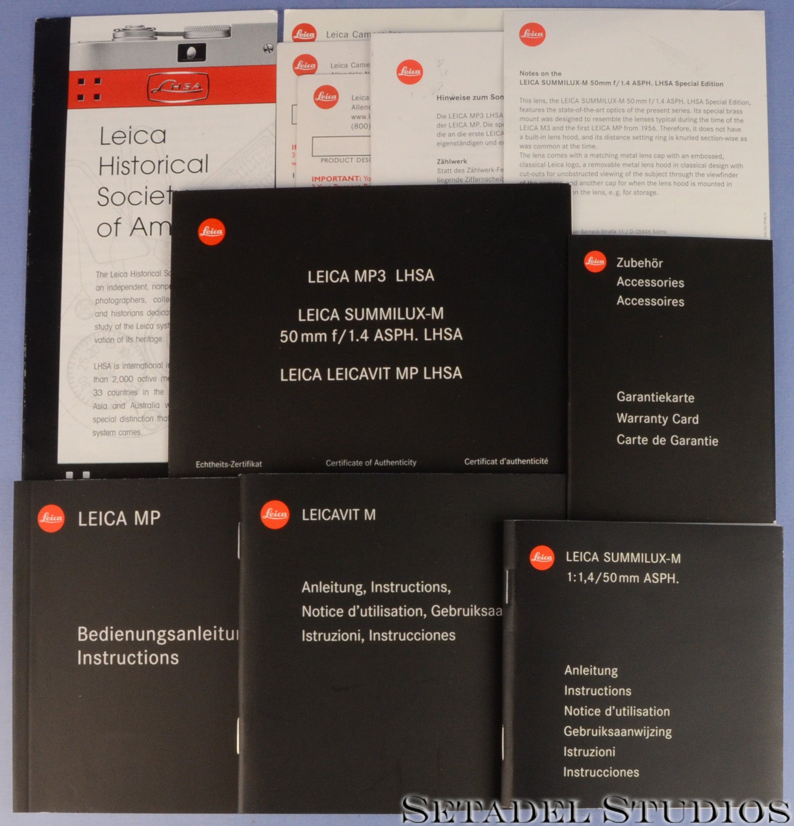 LEICA MP3 CHROME LHSA SPECIAL EDITION SET + 50MM SUMMILUX-M ASPH + LEICAVIT NEU!