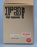 NIKON F3P F3 P PRESS HP HIGH POINT SLR CAMERA BODY +MF-6B +DE-5 +BOX. NEW! WOW!