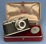 LEICA LEITZ STANDARD NEW YORK CAMERA +50MM WOLLENSAK 50MM F3.5 VELOSTIGMAT RARE!