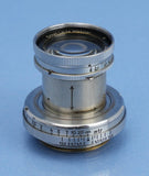 LEICA LEITZ 50MM SUMMAR F2 UPGRADED PRE-WAR 1934 NICKEL +CHROME BARREL LENS NICE