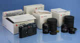 LEICA M6 MILLENNIUM TTL CAMERA 10442 +35MM F2 +50MM F1.4 BLACK PAINT SET NEW!