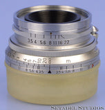 LEICA LEITZ 35MM SUMMARON F3.5 SOONC-M 11105 PROTOYPE LENS NO SERIAL # +CAPS