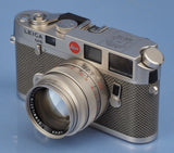 LEICA M6 PLATINUM 10450 150 JAHRE CAMERA +PRE ASPH 50MM SUMMILUX F1.4 +BOX MINT!