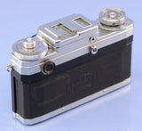 CONTAX IIIA COLOR DIAL CHROME RANGEFINDER CAMERA +CARL ZEISS 50MM F1.5 SONNAR
