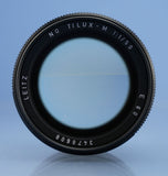 LEICA 50MM NOCTILUX-M F1 11822 3rd VER LENS +12544 SHADE MINT! MISPRINT NO-TILUX