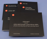 LEICA M3-P 10326 VIENNA STORE JAHRE SET +50MM F0.95 SILVER NOCTILUX-M NEW xx/20