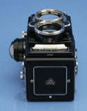 ROLLEI ROLLEIFLEX 2.8F HFT PLANAR PLATIN PLATINUM LIMITED TLR CAMERA MINT RARE!