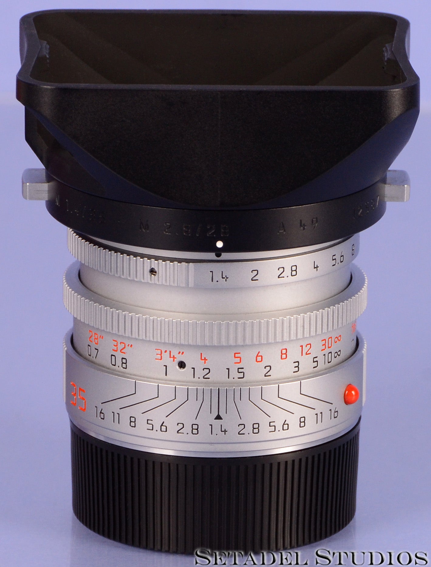 LEICA 35MM SUMMILUX-M F1.4 AA SILBER CHROM ASPHERISCHES PROTOTYP 11873 OBJEKTIV 1/1 EXTREM SELTEN