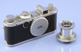 LEICA LEITZ STANDARD NEW YORK CAMERA +50MM WOLLENSAK 50MM F3.5 VELOSTIGMAT RARE!